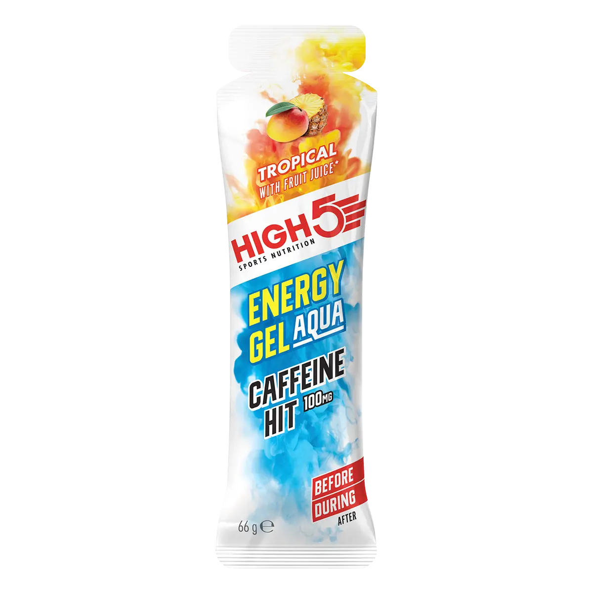 High5 Energy Gel Aqua Caffeine Hit 66G Gels 1