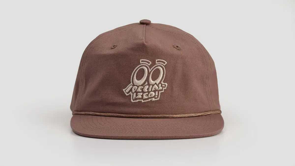 Eyes Graphic 5 Panel Cord Hat 1