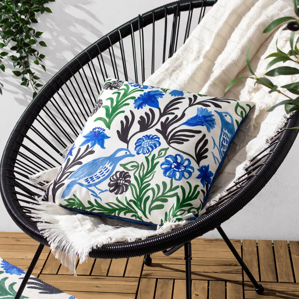 Aljento Blue Outdoor Cushion Cover In Ocean 1