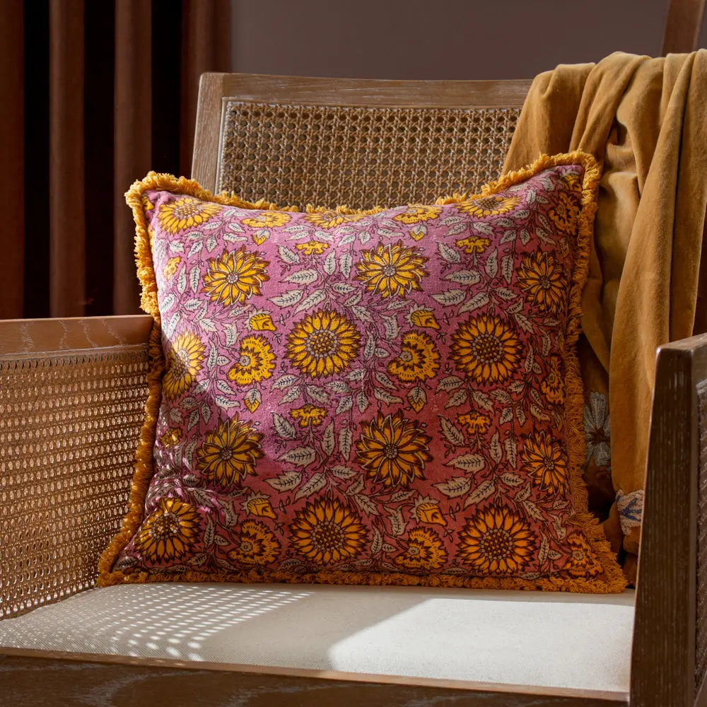 Clarendon Cushion Plum 1