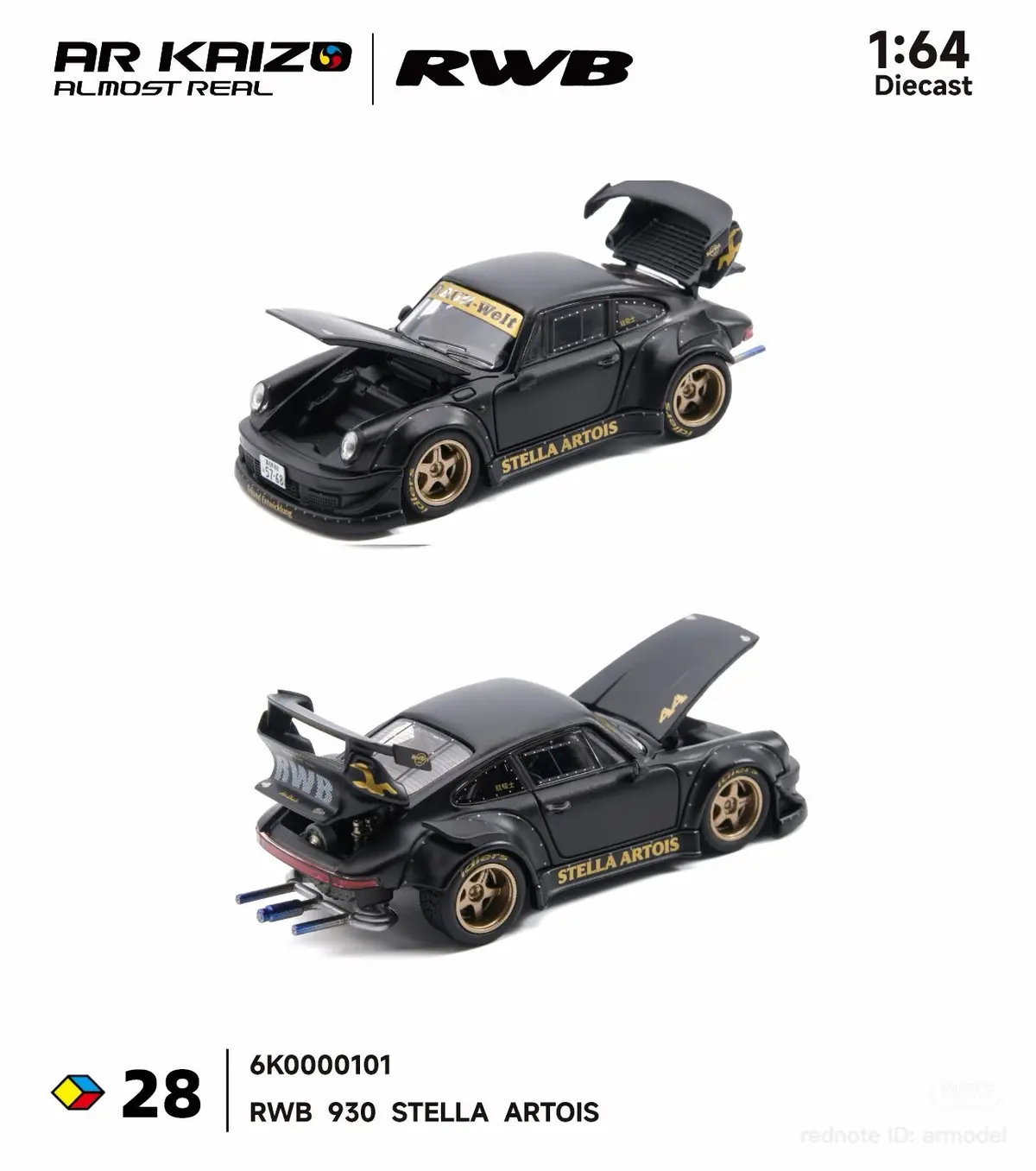 Ignition Model 1/64 Ar Kaizo 1/64 Rwb 930 Stella Artois 1