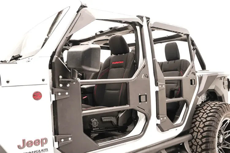 Fab Fours Jl1030-1 Jeep Gladiator 2020-2024 Full Surround Front Tube Door 2