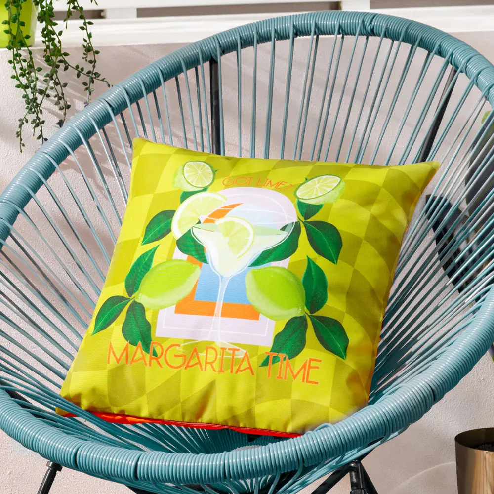Margarita Outdoor Cushion Lime 1