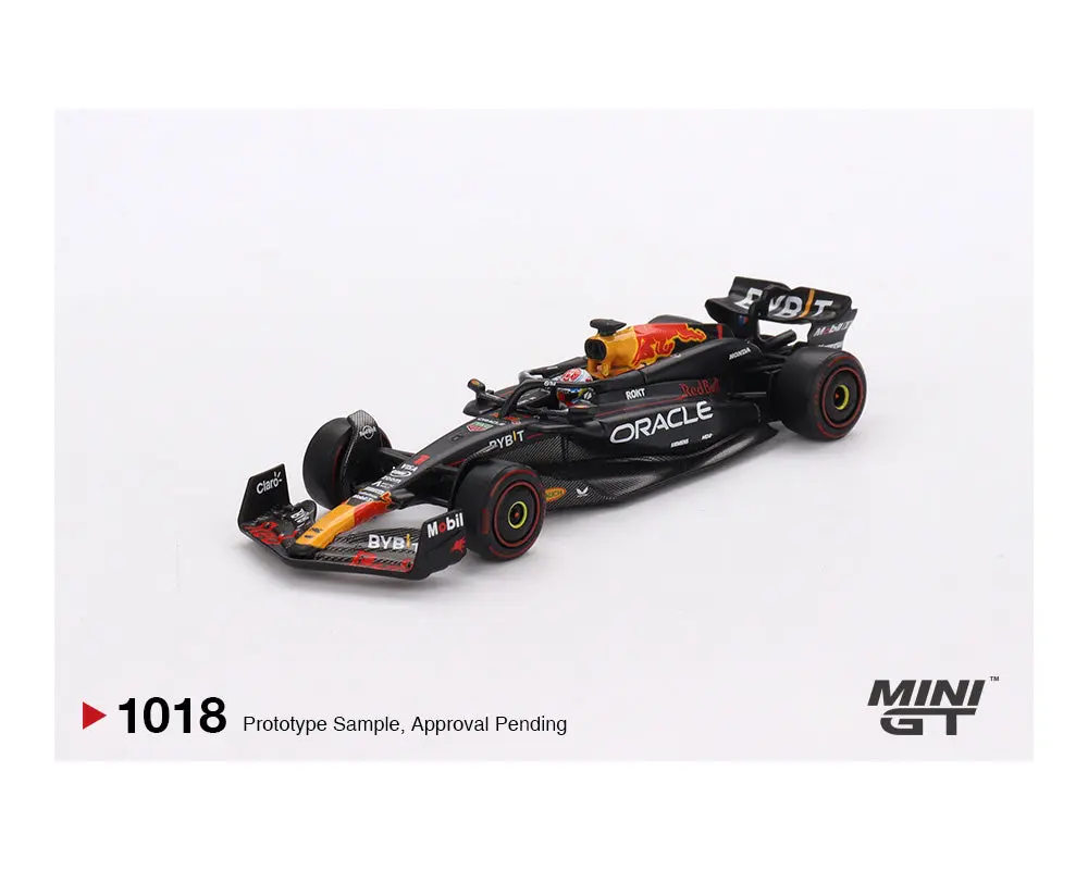 (Preorder) Mini Gt 1:64 Oracle Red Bull Racing Rb20 #1 Max Verstappen 2024 F1 2024 Bahrain Gp Winner 1