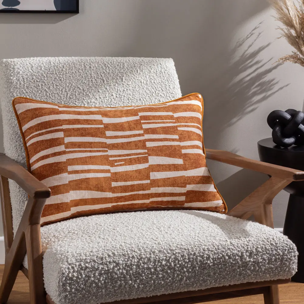 Piper Abstract Cushion Dusk/Bronze 1