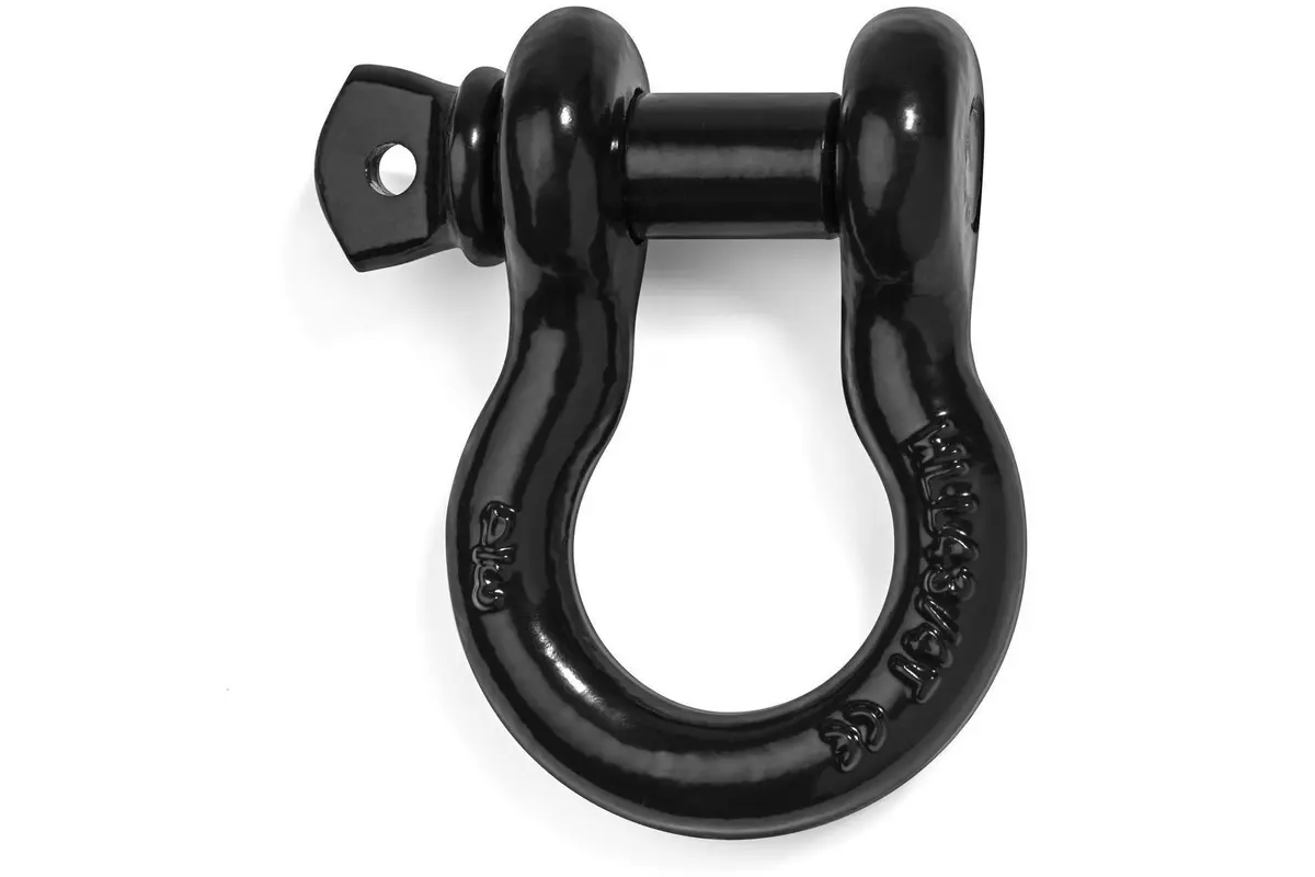 3/4" Shackles - 2 Pack - Anti Rust Black Powder Coat - Rugged 4.75 Ton (9,500 Lbs) Capacity 1
