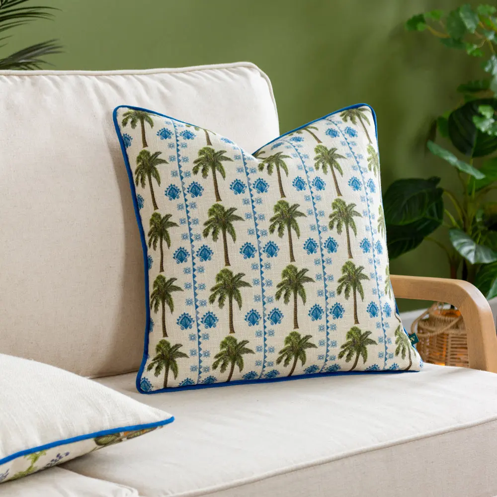 Valera Rodis Palm Tropical Cushion Multicolour 1
