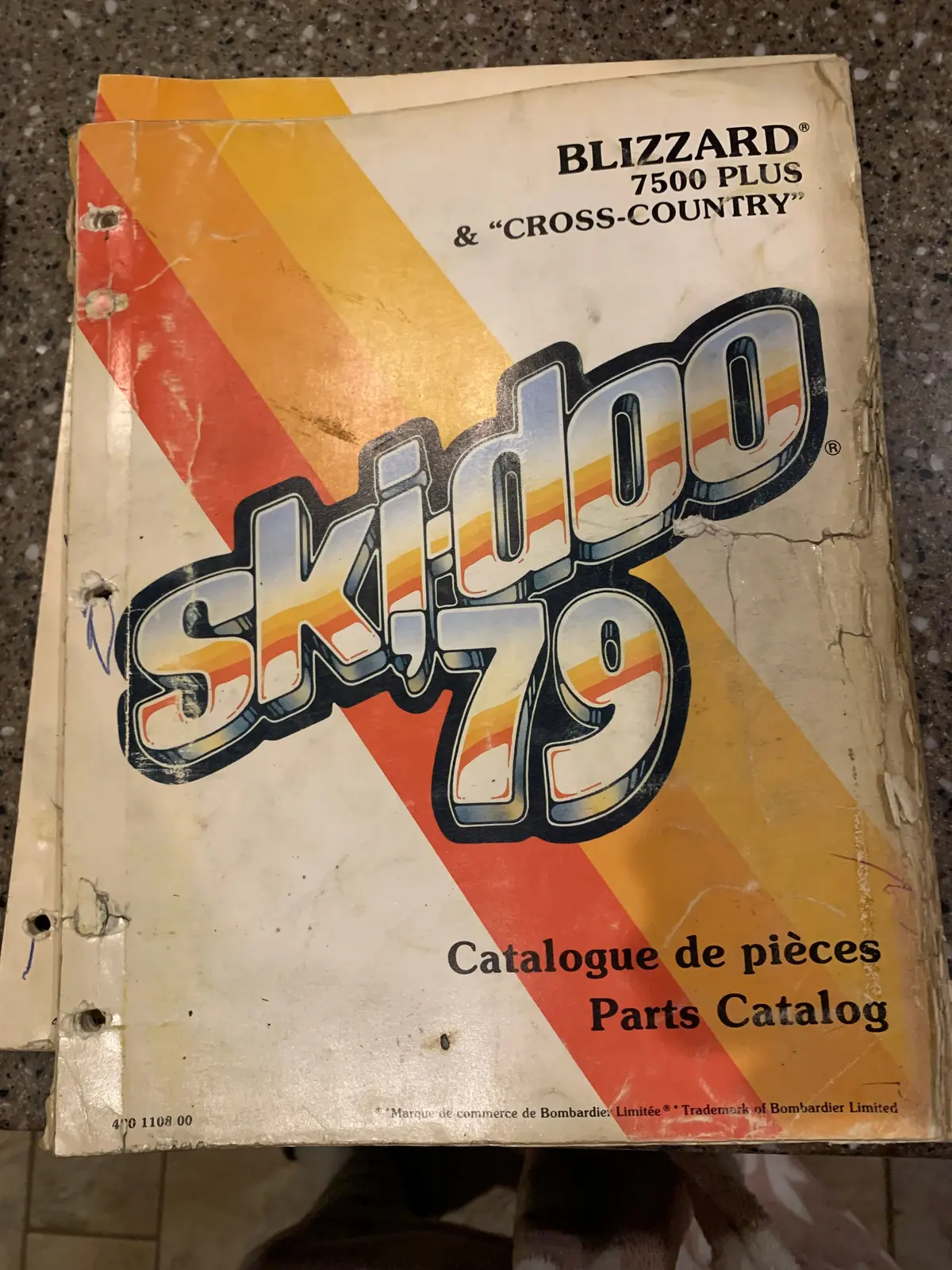 1979 Blizzard 7500 Parts Catalog 1