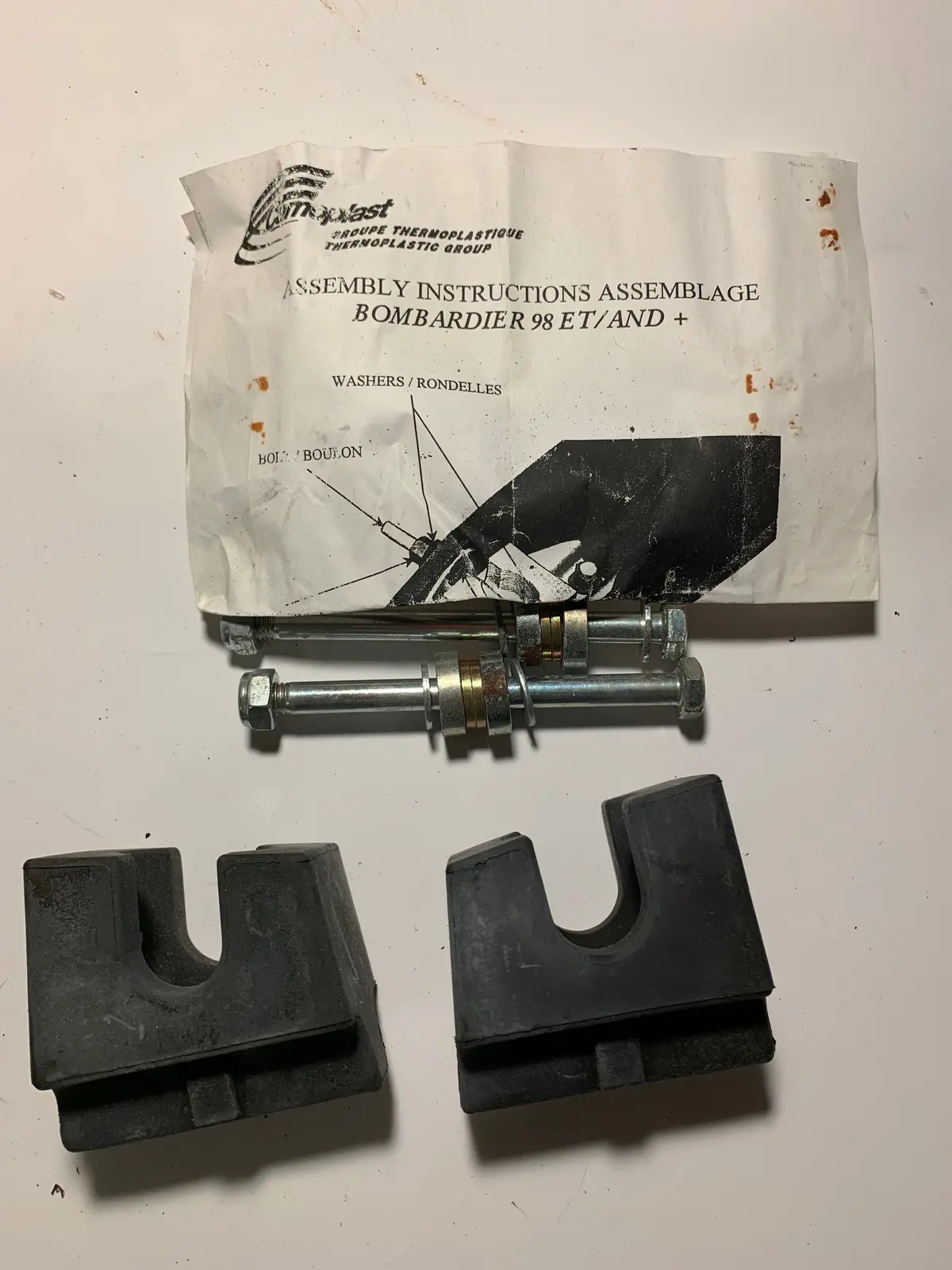 Camoplast Ski Rubbers 1