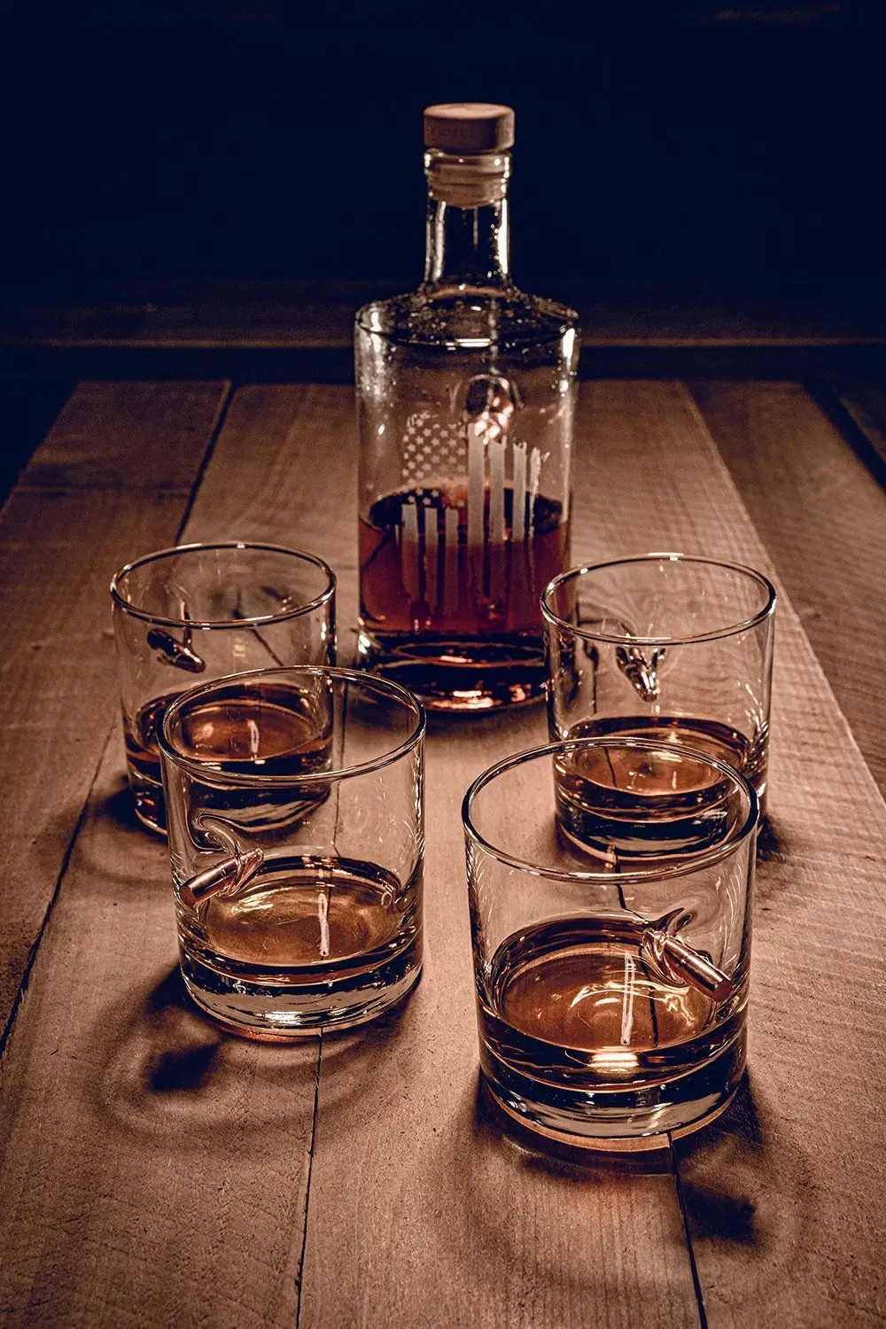 Bullet Decanter And Whiskey Glasses Bundle [On Sale] 1