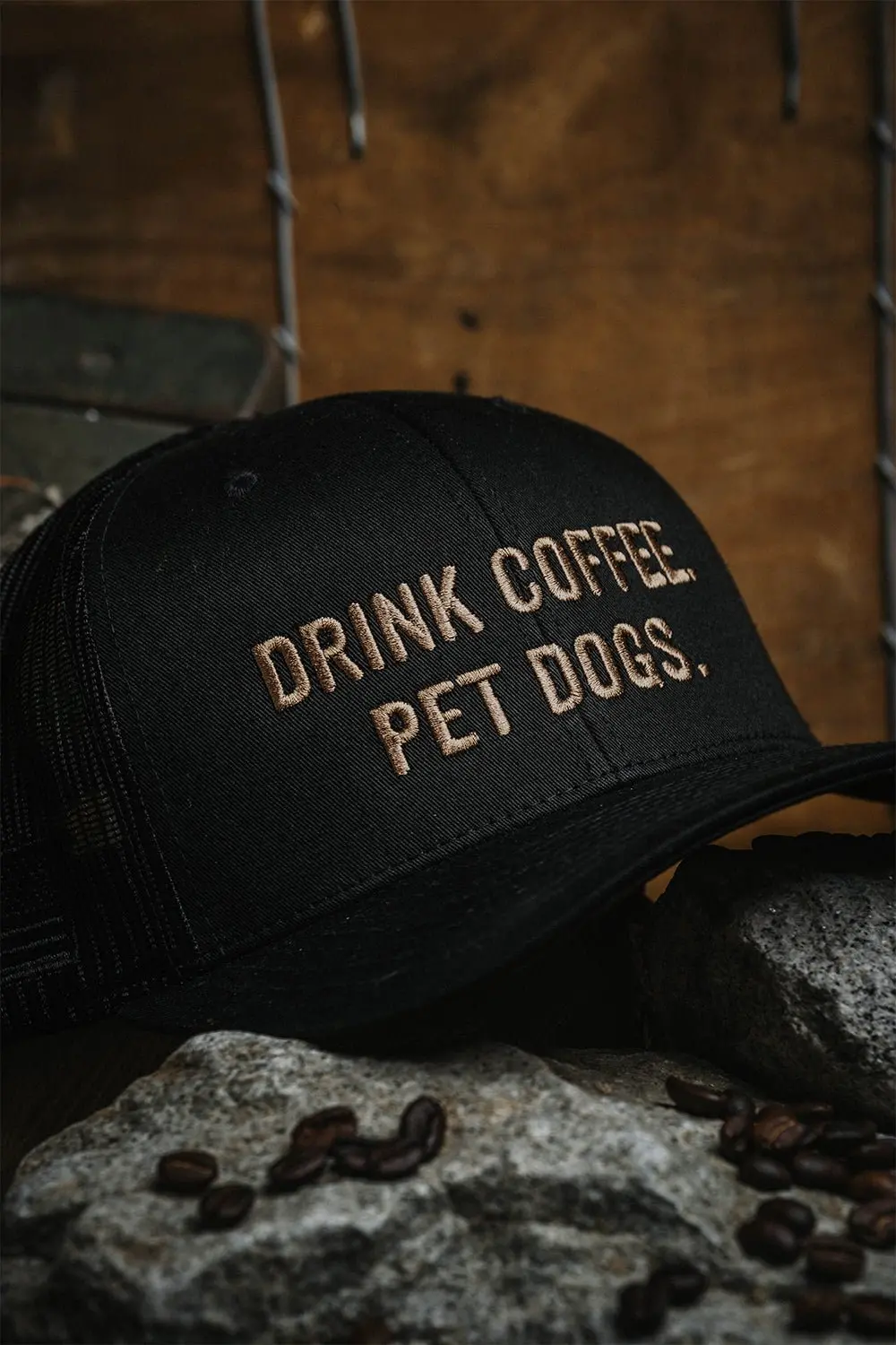 Drink Coffee Pet Dogs -Snapback Hat 1