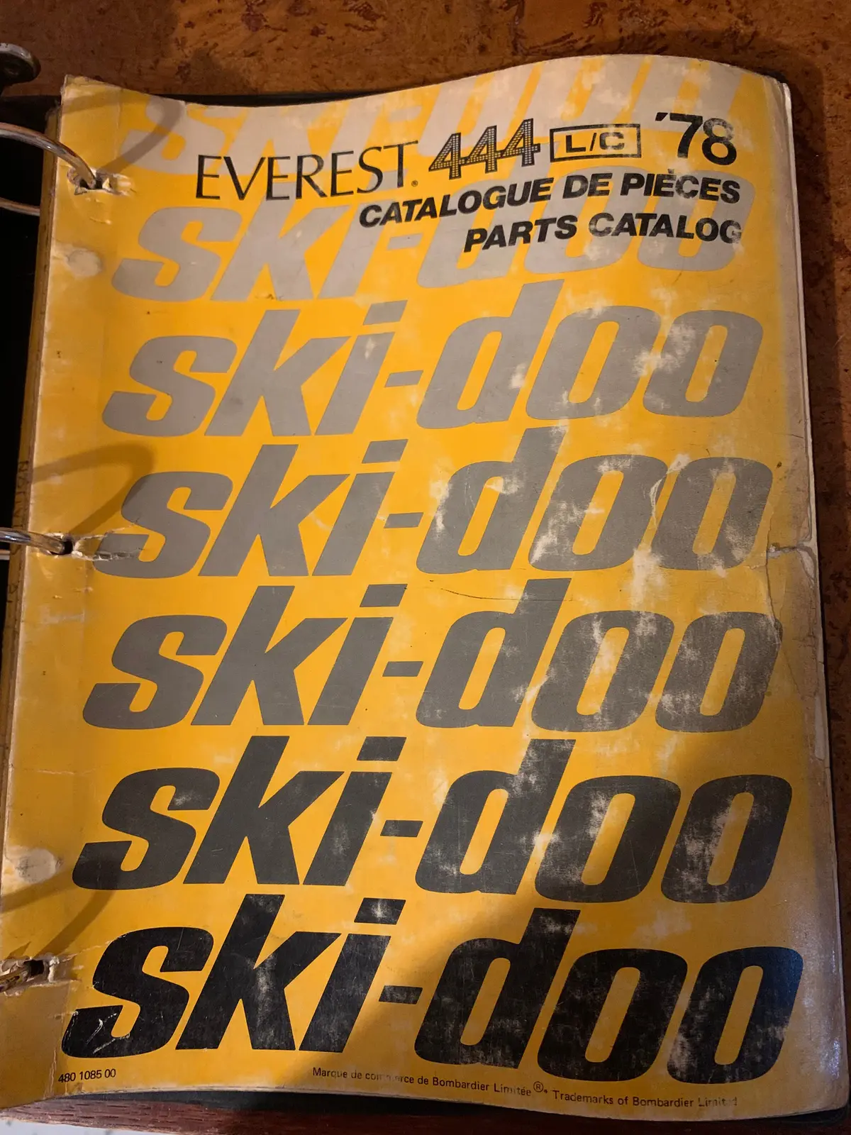 1978 Everest 444 Lc Parts Catalog 1