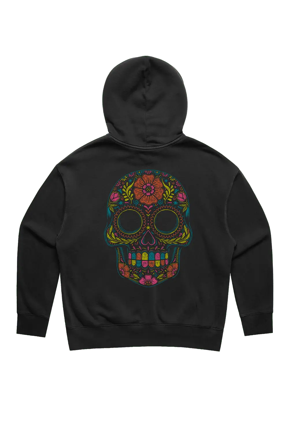 Flower Skull - Women's Relaxed Fit Hoodie 1