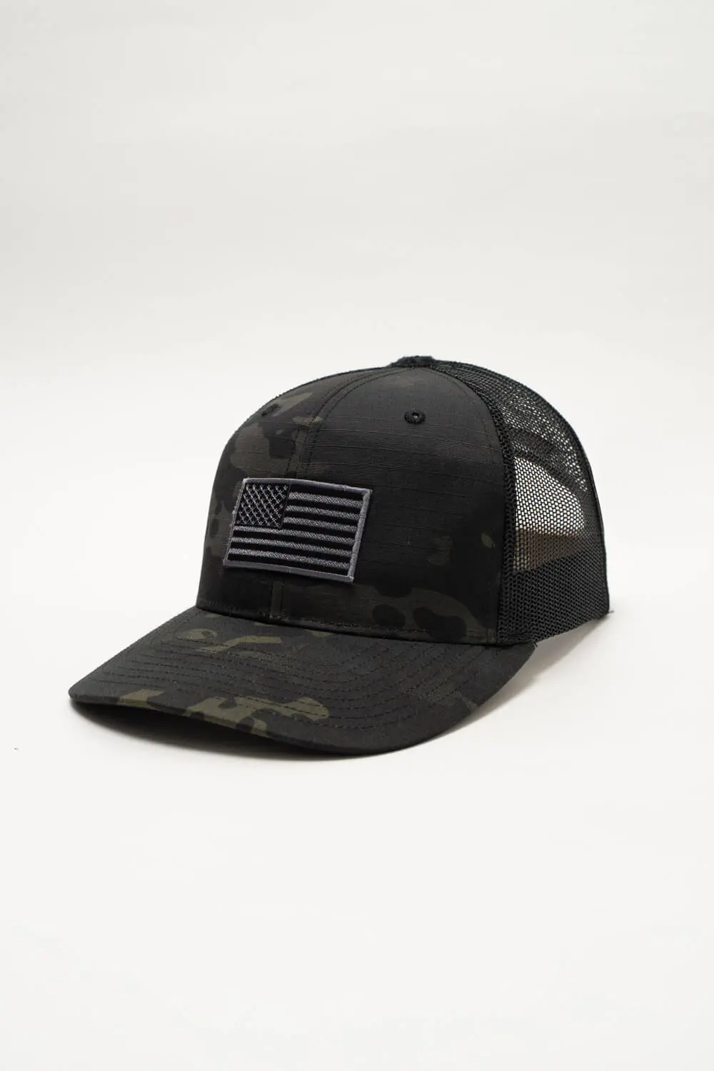 Greyscale Flag - Richardson Snapback Hat 1