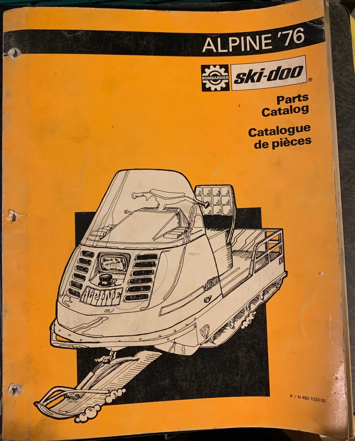 1976 Skidoo Alpine Parts Catalog 1
