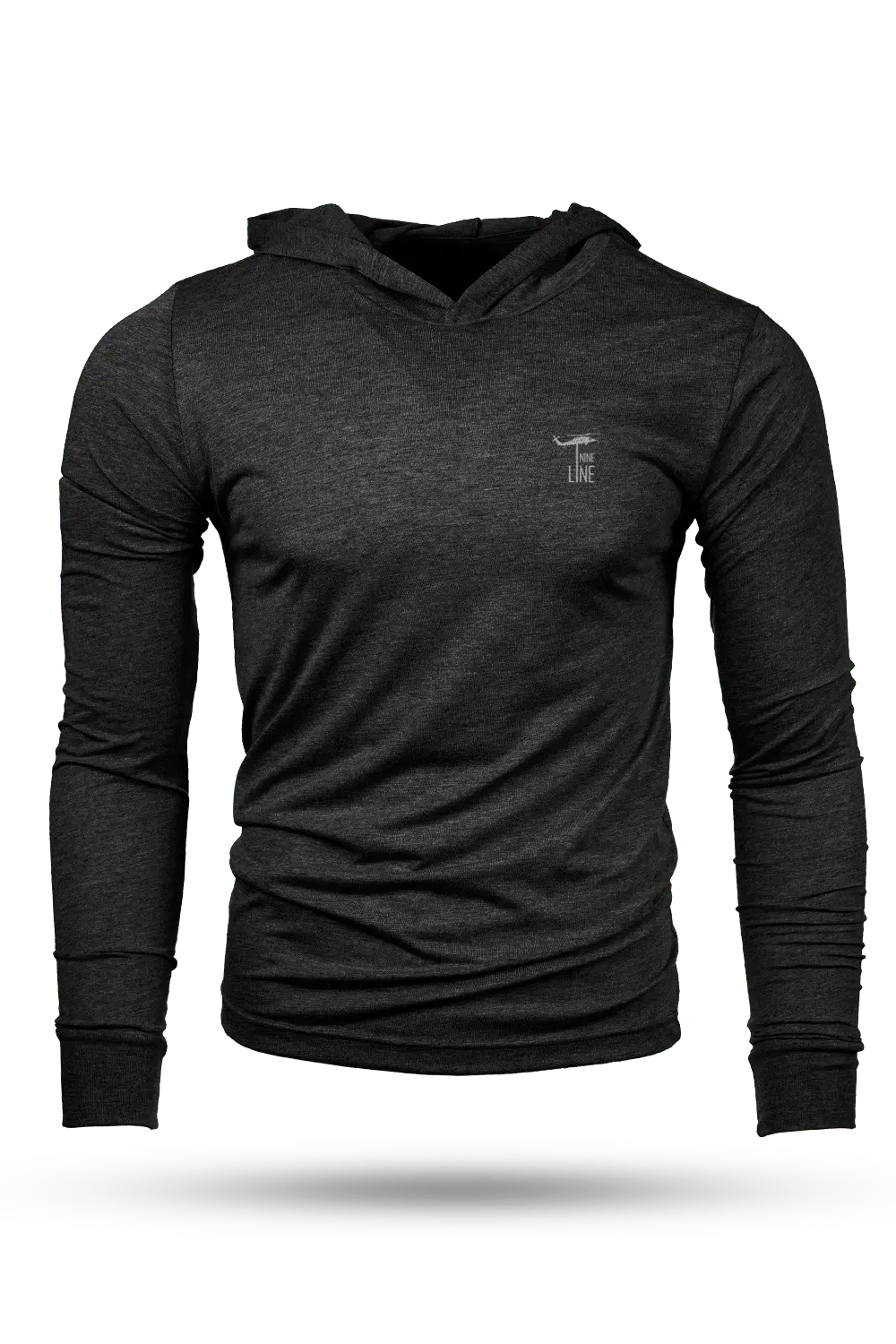 Reflective Dropline Logo - Lightweight Hoodie 1
