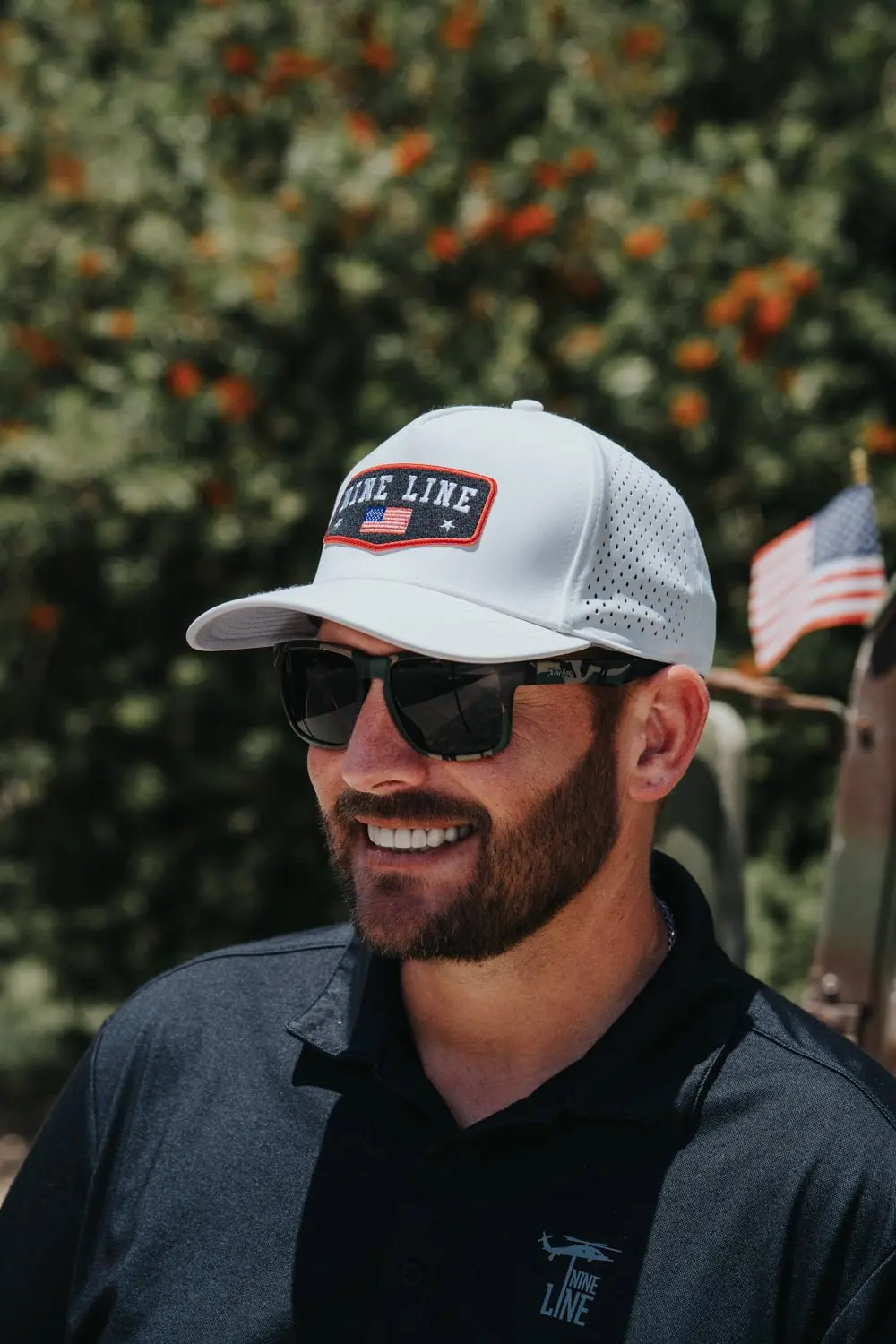 Nine Line Flag - Performance Hat 2