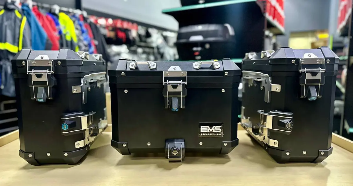 Ems Adventure Side And Rear Box Aluminium Yamaha Tracer 9Gt 1