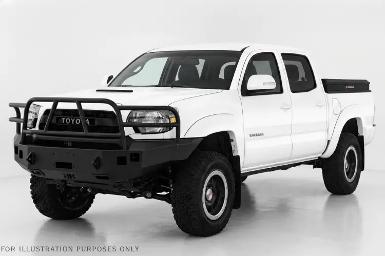 Weather Guard Lo-Side Box 2015-2025 Toyota Tacoma 174-5-04 56In Aluminum, Gloss Black, 4.0 Cu Ft 2